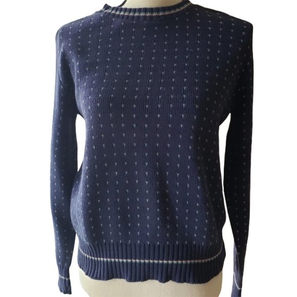 Woolrich Sweaters - Woolrich Women navy printed sweater